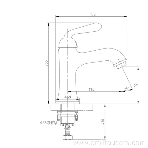 Bathroom brass taps faucets sink